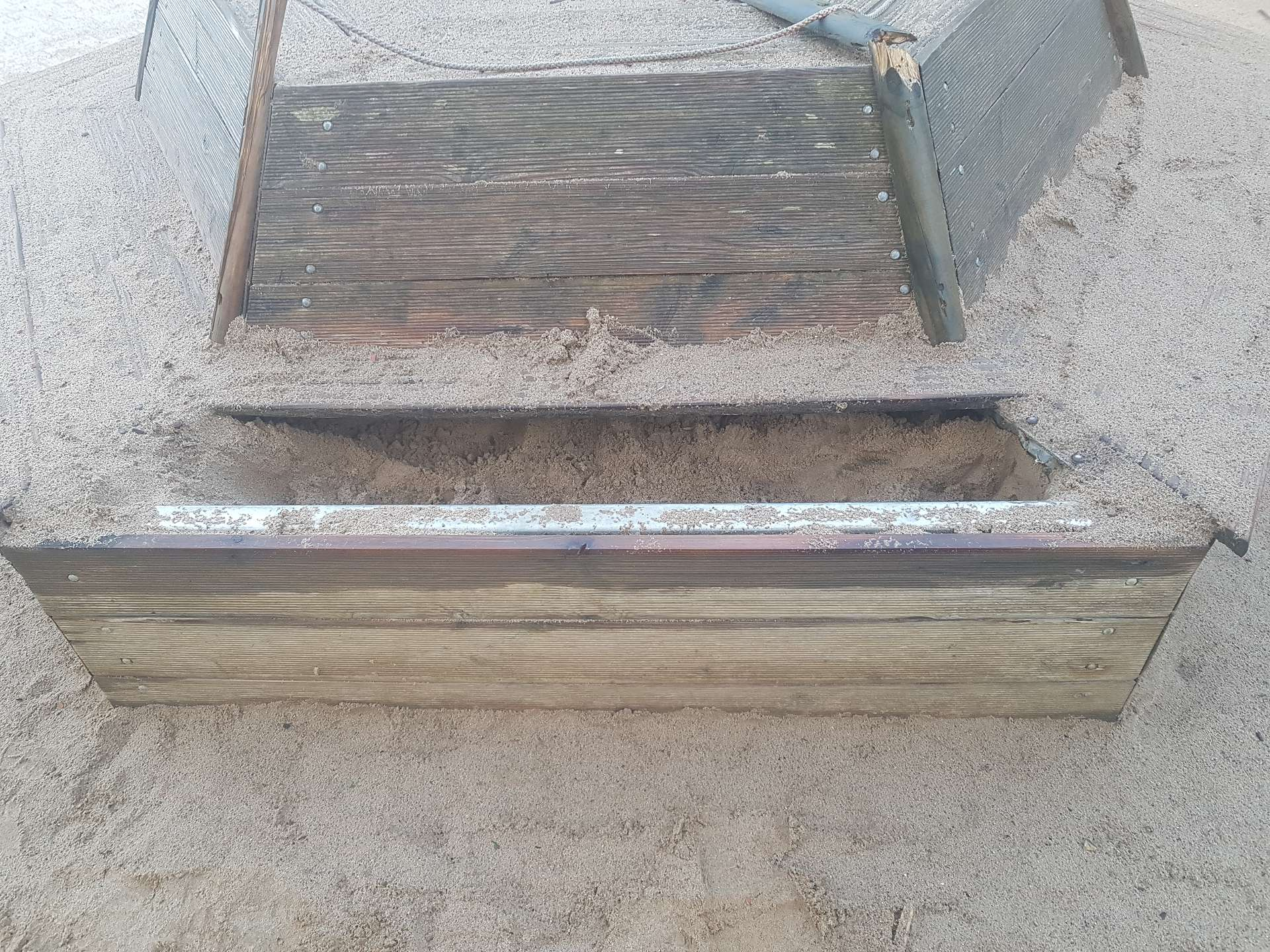 Instandsetzung Bank vorher